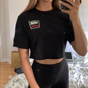 Cropped Vans t-shirt
